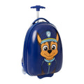 Navy Blue-Orange - Side - Paw Patrol Chase 2 Wheeled Suitcase