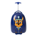 Navy Blue-Orange - Front - Paw Patrol Chase 2 Wheeled Suitcase
