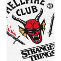 White-Black - Side - Stranger Things Childrens-Kids Hellfire Club T-Shirt