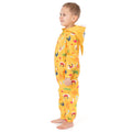 Yellow - Side - Baby Shark Childrens-Kids 3D Teeth Puddle Suit