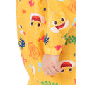 Yellow - Close up - Baby Shark Childrens-Kids 3D Teeth Puddle Suit