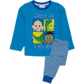Blue - Front - Cocomelon Boys Long-Sleeved Pyjama Set