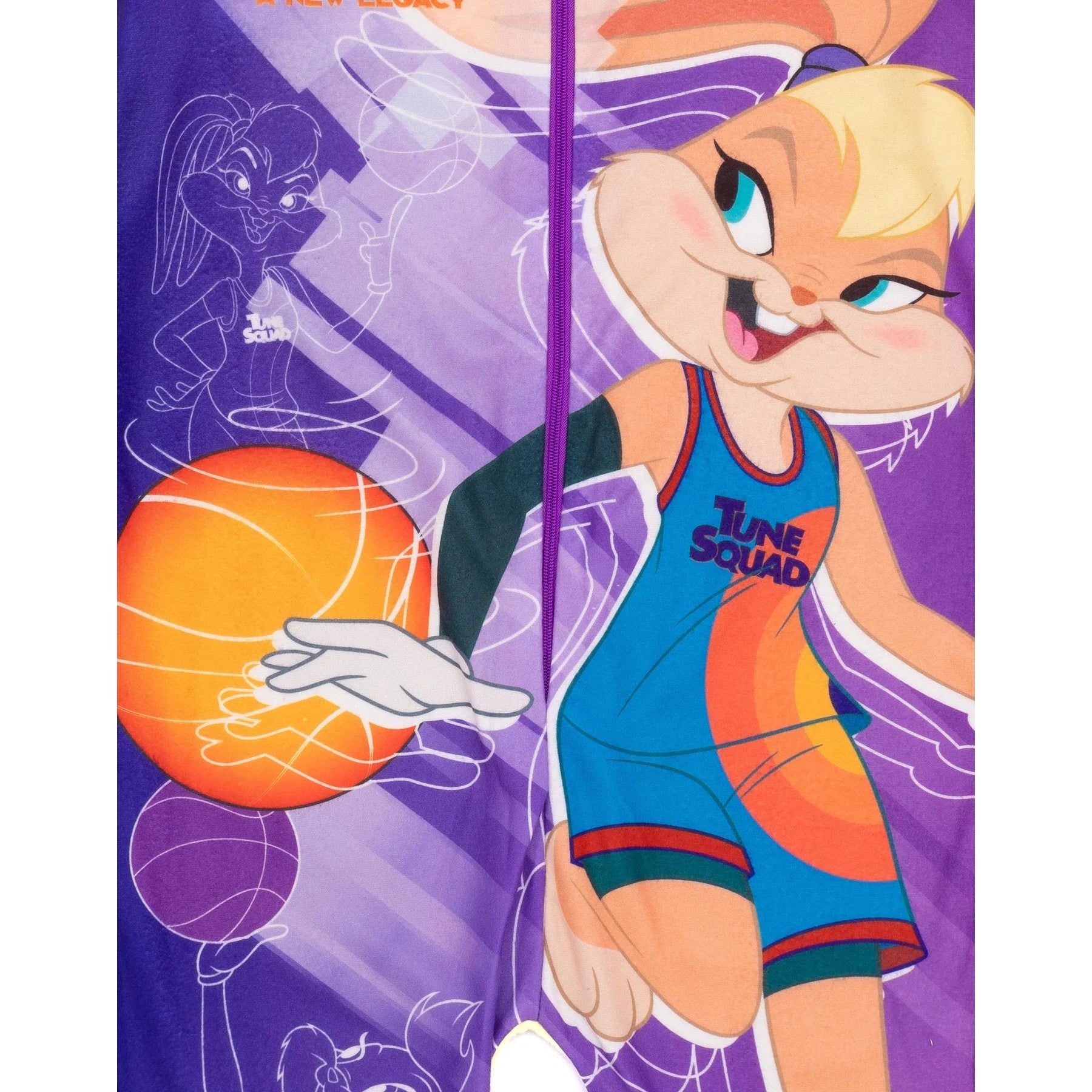 Purple - Lifestyle - Space Jam: A New Legacy Girls Lola Bunny Sleepsuit