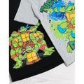 Black-Grey Marl - Lifestyle - Teenage Mutant Ninja Turtles Childrens-Kids T-Shirt (Pack of 2)