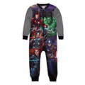 Multicoloured - Front - Marvel Avengers Childrens-Kids Sleepsuit