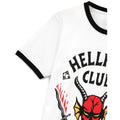 White-Black - Back - Stranger Things Unisex Adult Hellfire Club T-Shirt