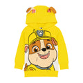 Yellow-Brown - Front - Paw Patrol Childrens-Kids Rubble 3D Ears 3D Ears Hoodie