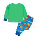 Blue-Green-Grey - Back - Hey Duggee Boys Long-Sleeved Pyjama Set