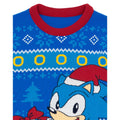 Blue-Red - Pack Shot - Sonic The Hedgehog Unisex Adult Knitted Christmas Jumper
