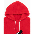 Red - Pack Shot - Mickey Mouse Womens-Ladies Borg Pyjama Set