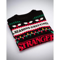 Black - Side - Stranger Things Unisex Adult Christmas Jumper