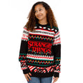 Black - Pack Shot - Stranger Things Unisex Adult Christmas Jumper