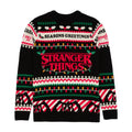 Black - Front - Stranger Things Unisex Adult Christmas Jumper