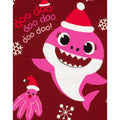 Red - Close up - Baby Shark Womens-Ladies Mummy Shark Christmas Jumper