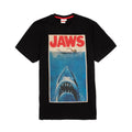 Black-Grey - Back - Jaws Mens Movie Poster Long Pyjama Set