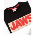 Black-Grey - Pack Shot - Jaws Mens Movie Poster Long Pyjama Set