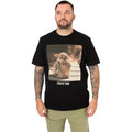 Black-Green - Pack Shot - Star Wars: The Mandalorian Mens Snack Time Long Pyjama Set