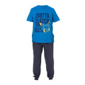 Blue-Navy Blue - Front - Pokemon Mens Gotta Catch Em All Long Pyjama Set