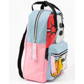 Pastel Pink-Blue - Side - Disney Childrens-Kids Daisy Duck Minnie Mouse Backpack