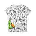Grey - Back - Super Mario Boys Yoshi Marl T-Shirt