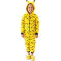 Yellow - Pack Shot - Pokemon Childrens-Kids Pikachu 3D Ears Sleepsuit