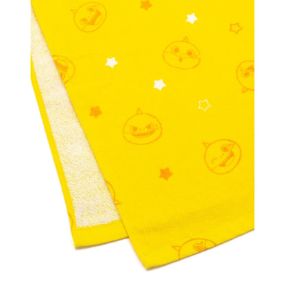 Yellow-White - Side - Baby Shark Childrens-Kids Repeat Print Hooded Towel