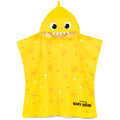 Yellow-White - Front - Baby Shark Childrens-Kids Repeat Print Hooded Towel