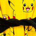 Yellow - Lifestyle - Pokemon Childrens-Kids Pikachu Front Pocket Robe