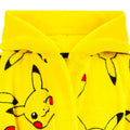 Yellow - Pack Shot - Pokemon Childrens-Kids Pikachu Front Pocket Robe