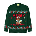Green-Red - Front - Scooby Doo Mens Knitted Christmas Jumper