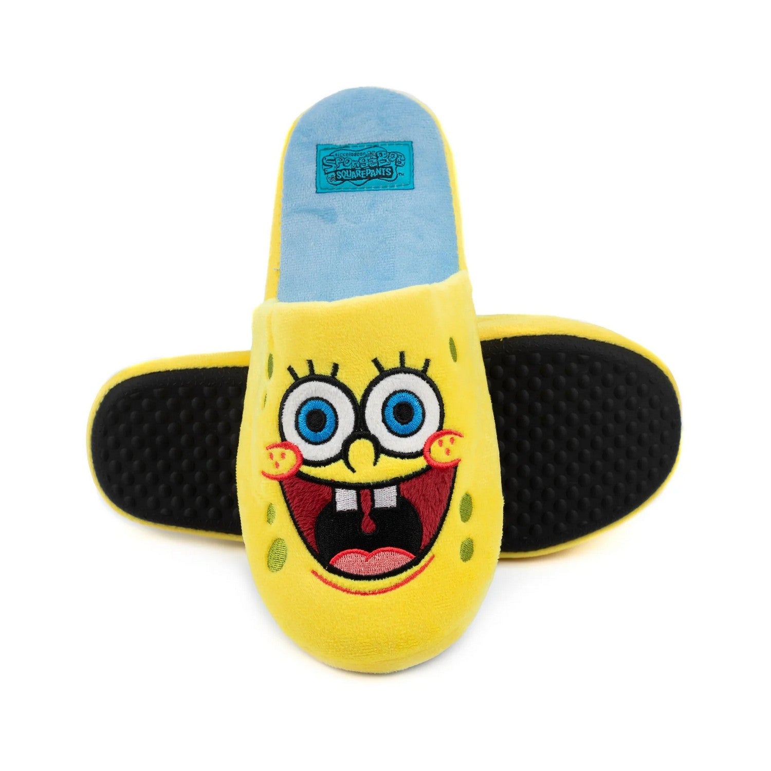 Yellow-Blue - Lifestyle - SpongeBob SquarePants Unisex Adult Contrast Slippers