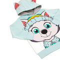 Blue-Green-Grey - Back - Paw Patrol Childrens-Kids Everest 3D Ears Hoodie