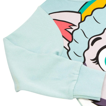 Blue-Green-Grey - Pack Shot - Paw Patrol Childrens-Kids Everest 3D Ears Hoodie