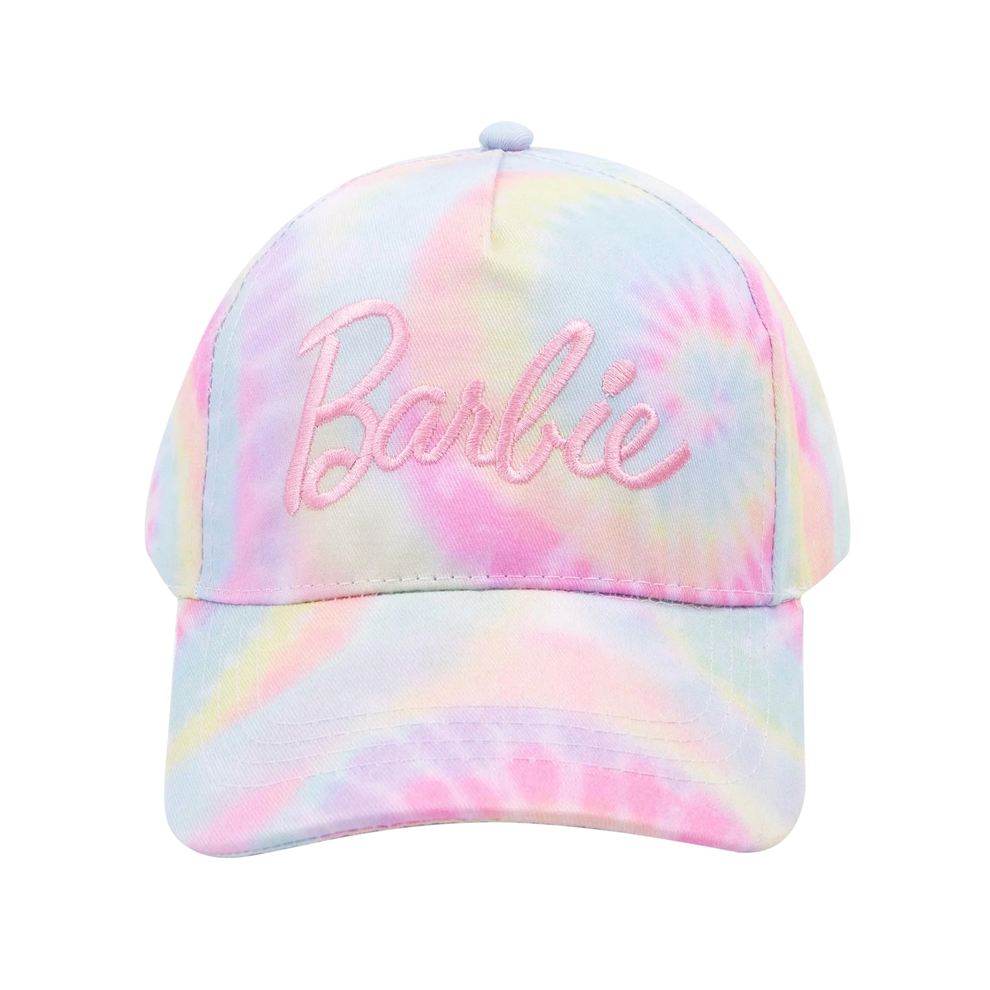 Pink - Side - Barbie Childrens-Kids Tie Dye Cap