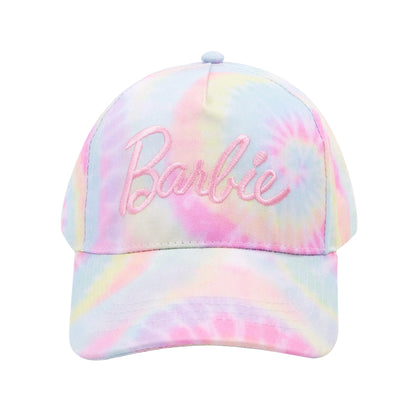 Pink - Side - Barbie Childrens-Kids Tie Dye Cap