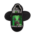 Black-Red-Green - Lifestyle - Minecraft Boys Sequin Slippers