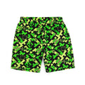 Black-Green - Close up - Minecraft Boys Gamer Long Pyjama Set
