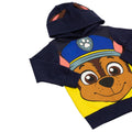 Navy - Side - Paw Patrol Childrens-Kids Chase 3D Ears Hoodie