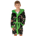 Black-Green-Grey - Lifestyle - Minecraft Boys Creeper TNT Dressing Gown