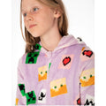 Pastel Purple - Lifestyle - Minecraft Girls All-Over Print Sleepsuit