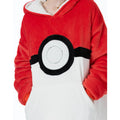 Red-White-Black - Pack Shot - Pokemon Childrens-Kids Oversized Hoodie Blanket