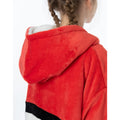 Red-White-Black - Close up - Pokemon Childrens-Kids Oversized Hoodie Blanket