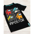 Black - Back - Among Us Childrens-Kids Impostor T-Shirt
