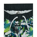 Green-Black-White - Back - Jurassic World Boys Dinosaur Swim Shorts