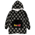 Black - Front - Dragon Ball Z Unisex Adult Oversized Hoodie Blanket