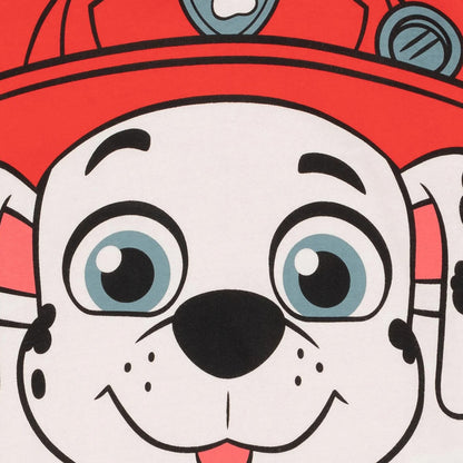 Red-White - Close up - Paw Patrol Childrens-Kids Marshall 3D Ears Hoodie