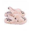 Pink - Back - Barbie Girls Faux Fur Slip-on Slippers