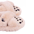 Pink - Close up - Barbie Girls Faux Fur Slip-on Slippers