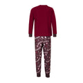 Maroon-Grey - Back - Harry Potter Girls Long-Sleeved Pyjama Set