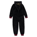 Black - Back - Harry Potter Childrens-Kids Gryffindor Sleepsuit